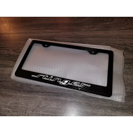 Kia Stinger GT Reflective Stinger GT Real Black 100% Carbon Fiber License Plate Frame