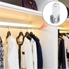 TOP-VIGOR 16mm Dia Oval Closet Rod End Supports, Zinc Alloy