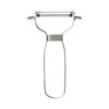 MUJI 12829003 Stainless Steel Leather Pull, Silver, Width 3.0 x