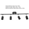 4 Light LED Track Lighting, 60W Adjustable LED Track Lighting