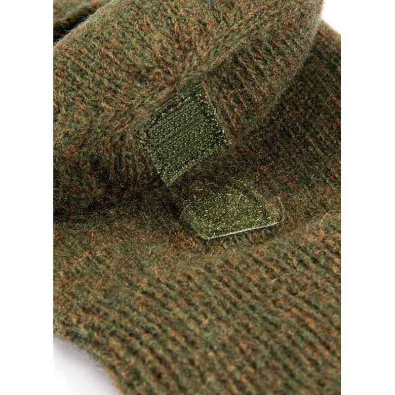 Dents Knitted Cap Mitt Shooting Gloves OLIVE L