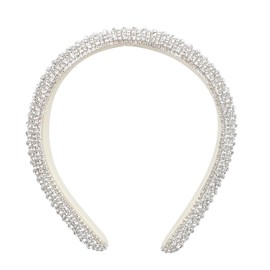 Women Glitter Headbands Fashion Hair Bands with Rhinestones Pretty Elegant Hair Bobbles Bridal Glitter Hair Accessories Soft Headband with Sequins for Weddings, Dances, Concerts, Parties