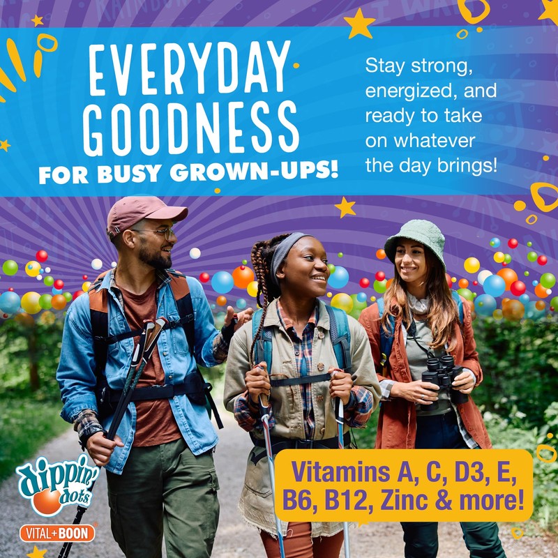 Dippin' Dots - Multivitamin Gummies for Adults - Gummy Vitamins