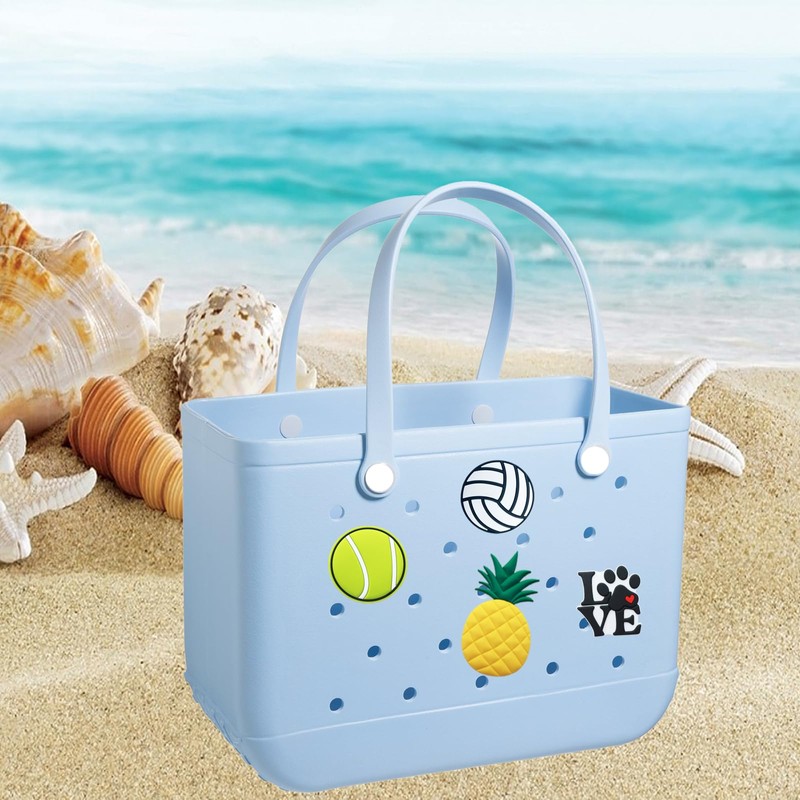 Ycendravious Volleyball Bag Charm, Compatible with Simply Southern Totes and