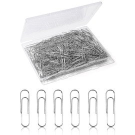 Paper Clips, 600 Pcs Paperclips Premium Medium Paper Clip, 1-2/7" Silver School Office Supplies Heavy Duty, Ideal for Bookmark(Silver)