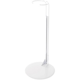 Plymor DSP-15W White Adjustable Doll Stand, fits 25, 26, 27, 28, 29, 30, 31, 32, 33, and 34 inch Dolls, Waist is 3.75" - 5" wide, 11" - 13" around, Pack of 3