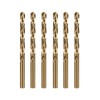Misuyue 4.2mm/0.165" M35 Cobalt Drill Bits, 6pcs Metal HSS Twist