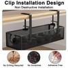Cable Management Under the Desk, Cable Basket Clampable, Cable Management