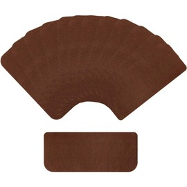 Washable Stair Anti-Slip Mat, Set of 13, Brown, 17.7 x 7.9 inches (45 x 20 cm), Carpet, Prevents Falls, Scratches, Soundproofing, Non-slip