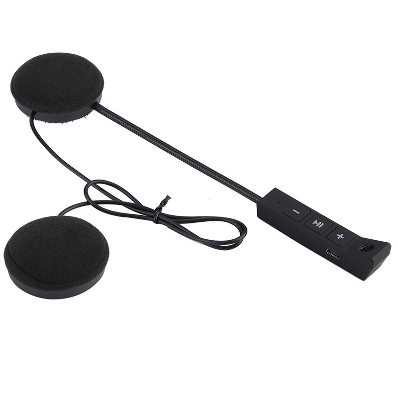 1 Pair Motorcycle Helmet BT Headset Headphone Speakers Support Hands