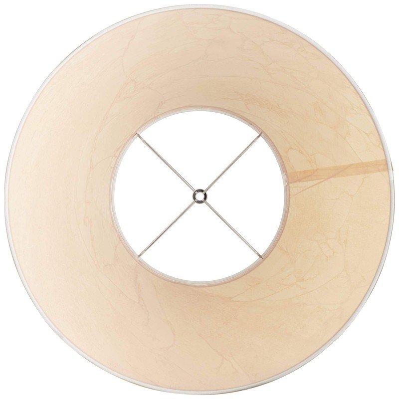 Crinkle Paper Large Empire Lamp Shade 10" Top x 20"