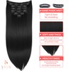 YSYS Clip in Hair Extensions - 100% Human Hair Remy