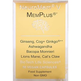 Memory Plus Cardiovascular - Help Normal Memory & Cognitive Performance, XL 90 Capsules, NeuroMem IQ (IQ5-90)