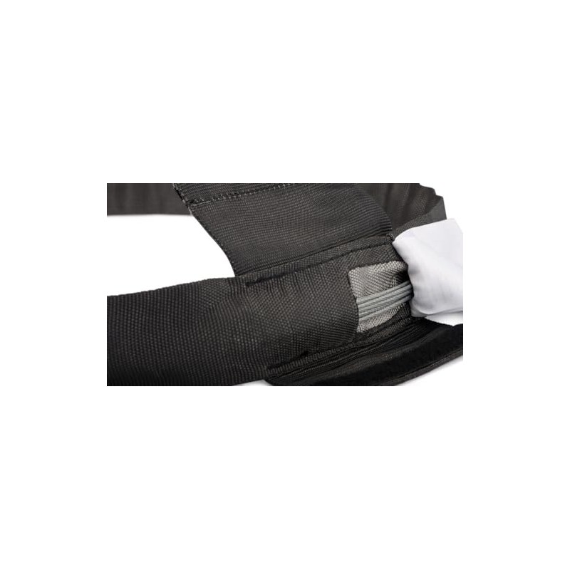 Riggatec Rundschlinge Steelflex Schwarz 1t, Nutzlänge:0,5 m - Umfang:1,0 m