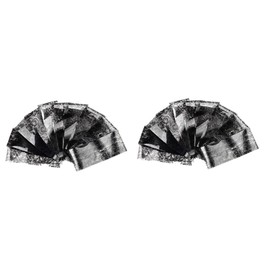 Healvian 40pcs Lace Nail Stickers for Women Nail Art Decals Mixed Style Star Design Easy to Apply Manicure Accessories for Home Salon Use for Parties and Events