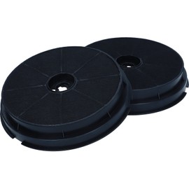 LUTH Premium Profi Parts Pack of 2 Carbon Filter Activated Carbon Filter 190 mm Compatible with Refsta Zanker for Extractor Hood Cooker Hood AK16-2 Round K25