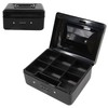Small Security Lock Box with Coin Tray Metal Material with