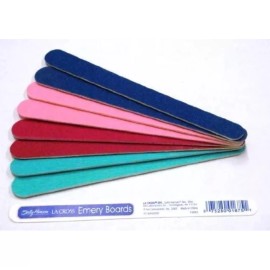 Sally Hansen Lot of 2 La Cross Dual Side Emery Boards 4.5 Inch Pocket Size 8 Ct. Sally Hansen
