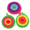 CHILDWEET 3pcs Cute Dish Scrubber Non-Scratch Kitchen Cleaning Cloths Quick-Drying