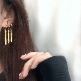 XHBTS One Piece Earrings - Gold Anime Cosplay Earrings for Anime Lovers 3 Set with Mini Scarf and Box, Metal