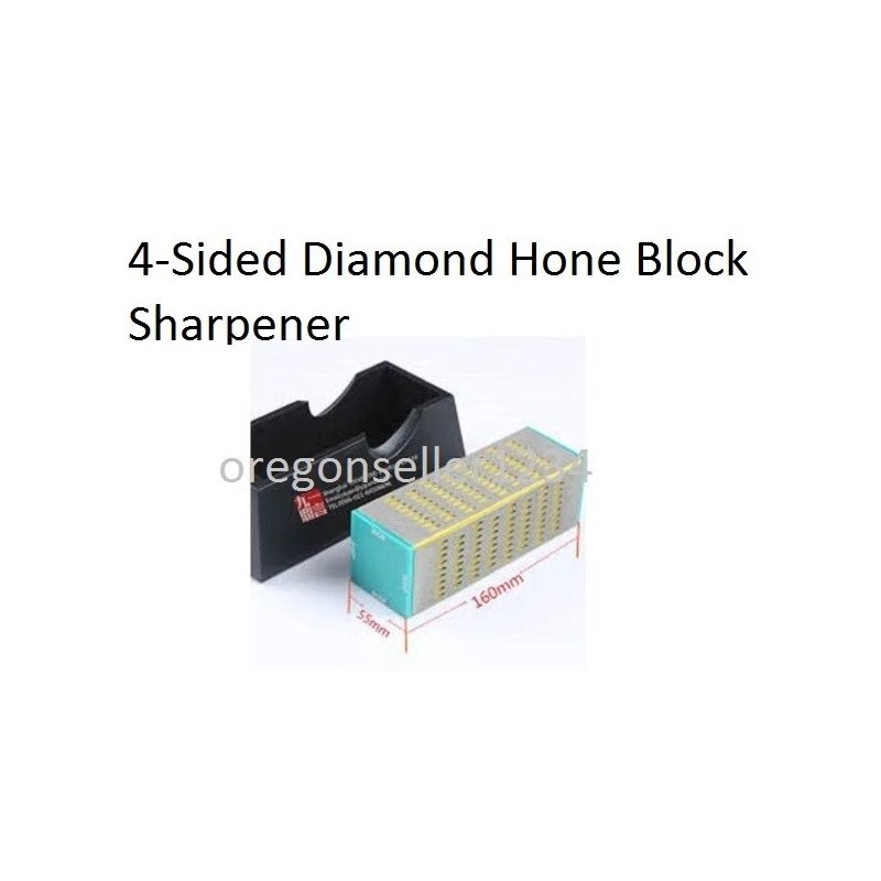 gordon (SALE) Knife Sharpener 4 Sided Diamond Hone Block Multi