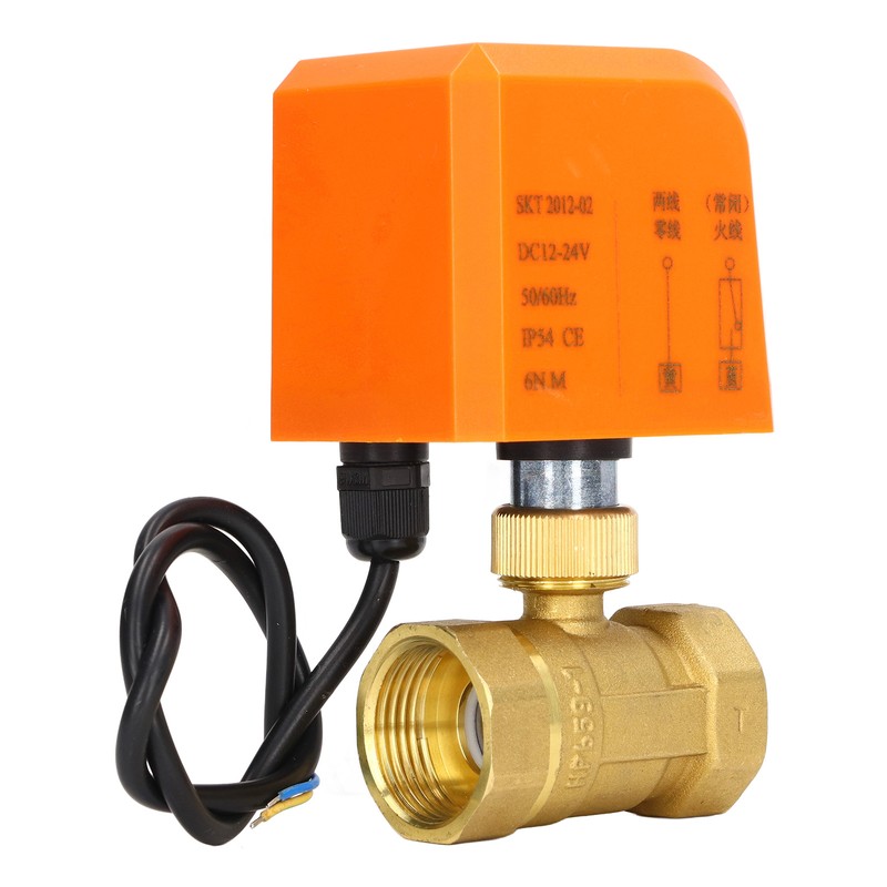 DN25 2 Way 2 Wire Electric Ball Valve Normally Closed