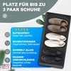 DECOBELLA Shoe Drip Tray, Shoe Tray, Grey, Shoe Rack, for