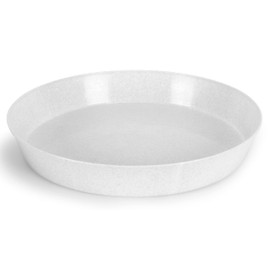 Austin Planter 7 Inch (5.5in Base) Single Plant Saucer - Granite Colored Polypropylene Made in USA