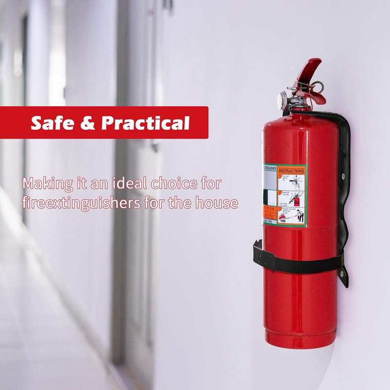 2 Pack Fire Extinguisher Brackets, 5 LB Fire Extinguisher Wall