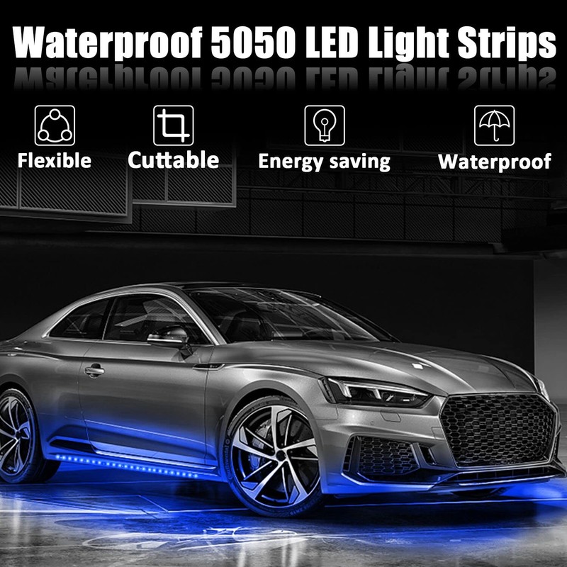 XT AUTO 8X 30cm 15-LED Car Truck Flexible Waterproof LED