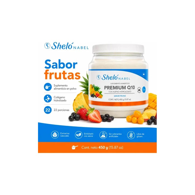 Premium Q10 Con Colageno Hidrolizado 450gr Sheló Nabel