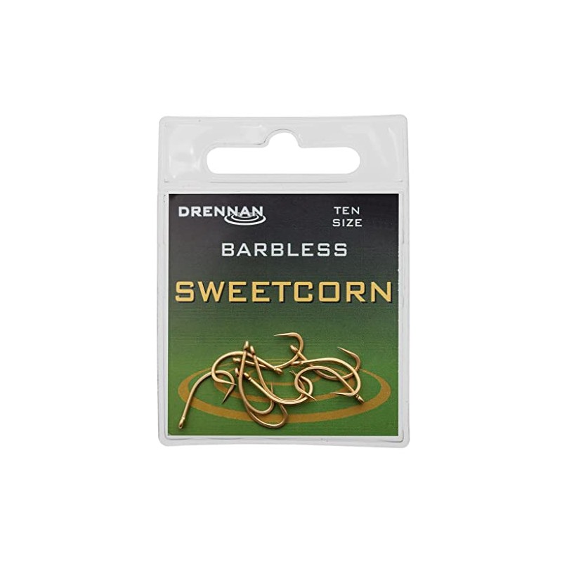 Drennan Barbless Sweetcorn Hooks: Size 6