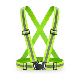 TOZBLEU High Visibility Vest, Reflective Safety Vest, Adjustable Safety Vest, Lightweight, High Visibility Jogging, Cycling, Running, Motorcycle for Adults, Teenagers