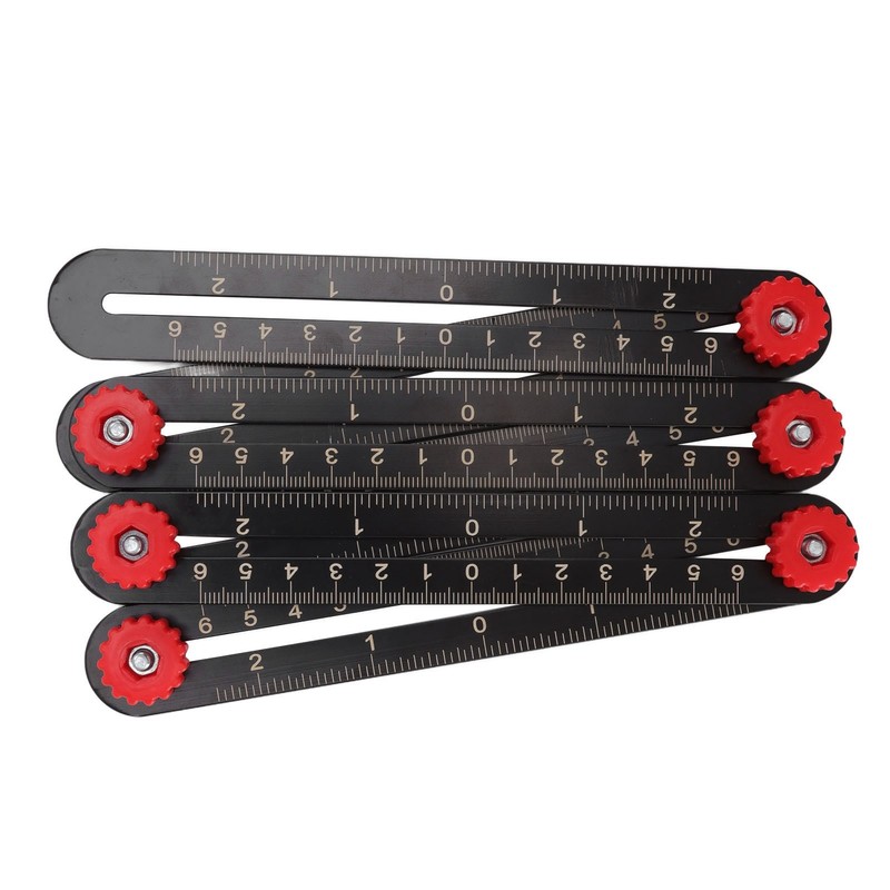 Aluminum Alloy Multi Angle Measuring Ruler Universal Opening Locator Measurement