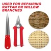 COHEALI Wicker Repair Tool, 2pcs Stainless Steel Tool with Handle