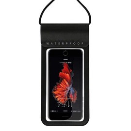 DFV mobile - wasserdichte Tauchabdeckung Strand Pool Kajak Tauchen Schwimmen Angeln für Motorola Photon Q 4G LTE - Schwarz
