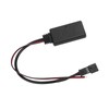 Car Bluetooth5.0 AUX Module 3Pin ABS Black Wearproof Replacement for