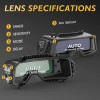 TOOLIOM Welding Goggles Auto Darkening True Color & Detachable Eye