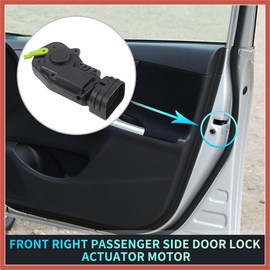 ACROPIX Replacement Front Right Passenger Side Power Door Lock Actuator Motor for Toyota Camry 1997-2001 Door Latch Actuator Assembly Replace No.69110AA010 Black Car Parts