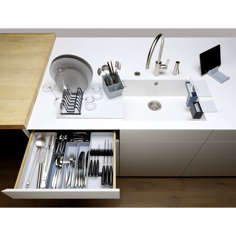 Kuhn Rikon Wave Drawer Organiser, Medium, Blue