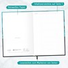 Trendstuff by Häfft A5 Squared Notebook [Shiny Teal] 124 Pages,