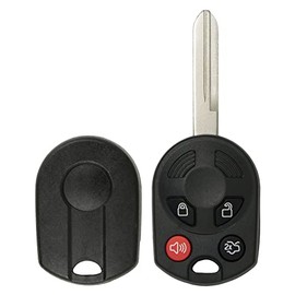 Keyless2Go Remote Head Key Shell for Ford 164-R7040 OUCD6000022-4 Button - Old Style - Standard Blade