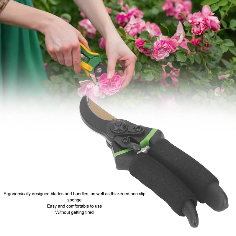 Pruning Shears Garden Professional Ti Tree Trimming Bypass Hand Pruner