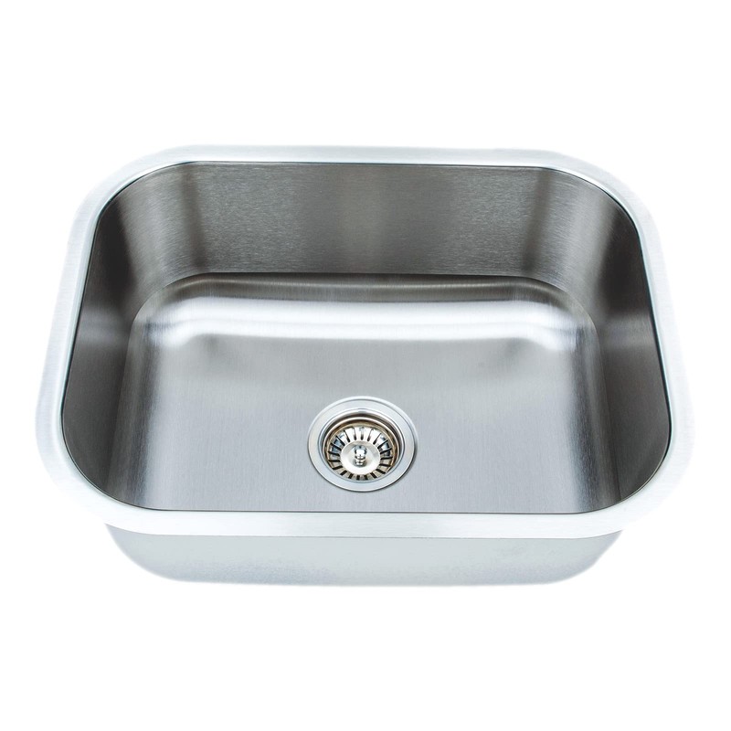 Wells Sinkware CMU2318-9 Craftsmen Series Stainless Steel Kitchen Sink, 23"