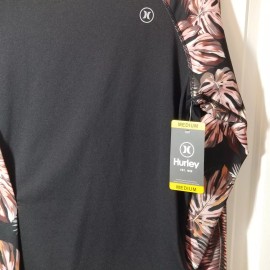 Hurley UPF 50+ Women's Black/Scattere - M