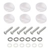 PATIKIL Guitar Tuning Peg Button Machine Head Oval and Concave