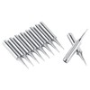 Soldering Tips,10Pcs 900M-T-I Sharp Soldering Replacement Solder Iron Tips Station