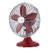 Good Housekeeping Retro 12" All-Metal Table Fan (92611) with 3