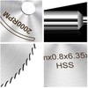 6pcs HSS Cutting Discs for Rotary Tool, HSS Disc Drill