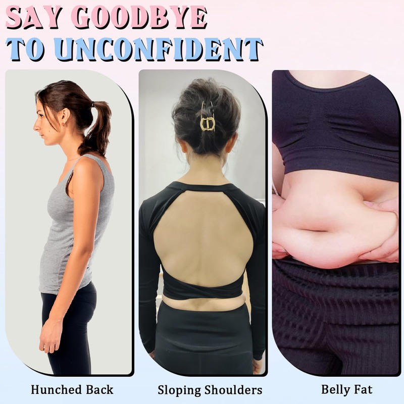 Plman 3PCS Figure 8 Resistance Bands for Women, 15 lbs,